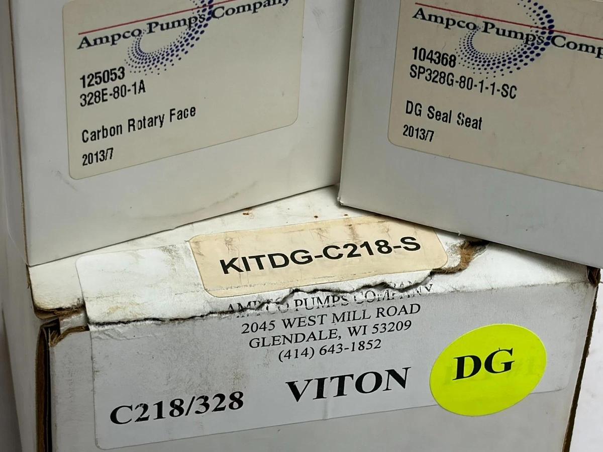 Ampco Pumps KITDG-C218-S Viton Seal Kit 125053 Carbon Face 104368 DG Seal Seat