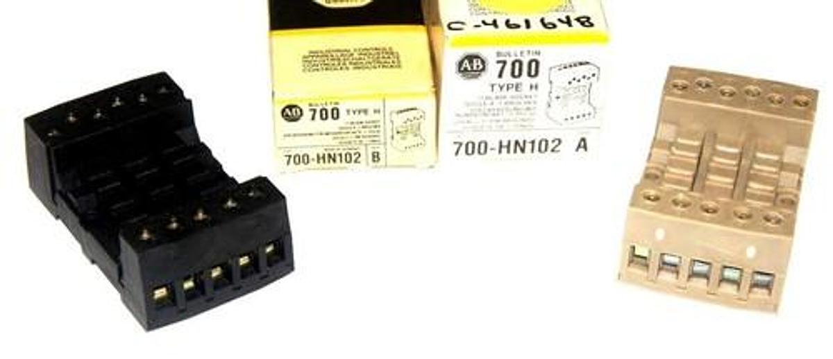 LOT OF 2 NEW ALLEN BRADLEY 700-HN102 11 PIN, RELAY, 10A, TYPE H, 700HN102