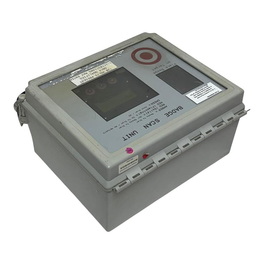 Used Hoffman A12106CHQRFGW Control Panel Badge Scan Unit RF IDeas RDR-6081A2