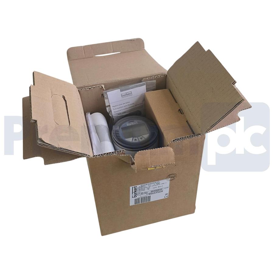 Used Burkert 8693 00306942 Digital Process Controller Top 70mm for Act. 27 306942 NEW