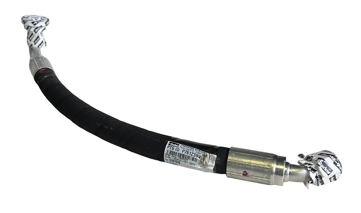 Used NEW PARKER 0387970 / HY0387970 HYDRAULIC HOSE FOR HYSTER FORKLIFTS P761ZS9V