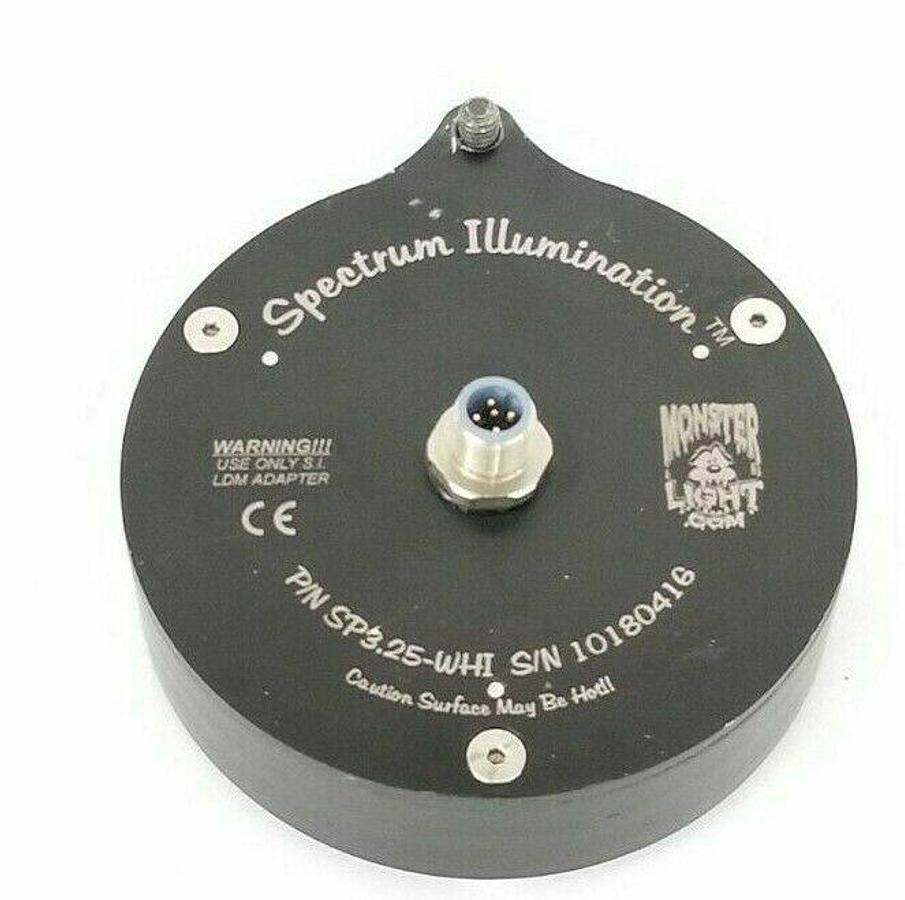 Used SPECTRUM ILLUMINATION SP3.25-WHI WHITE LED SPOTLIGHT 5-PIN MALE