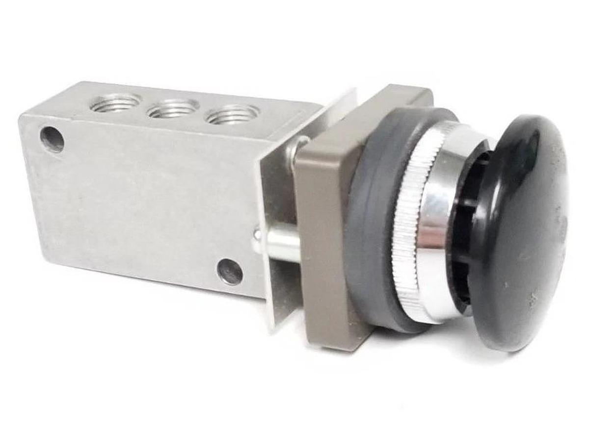 Used MEAD FLUID DYNAMICS LTV-MH-B PUSHBUTTON ASSEMBLY 5 PORT LTVMHB