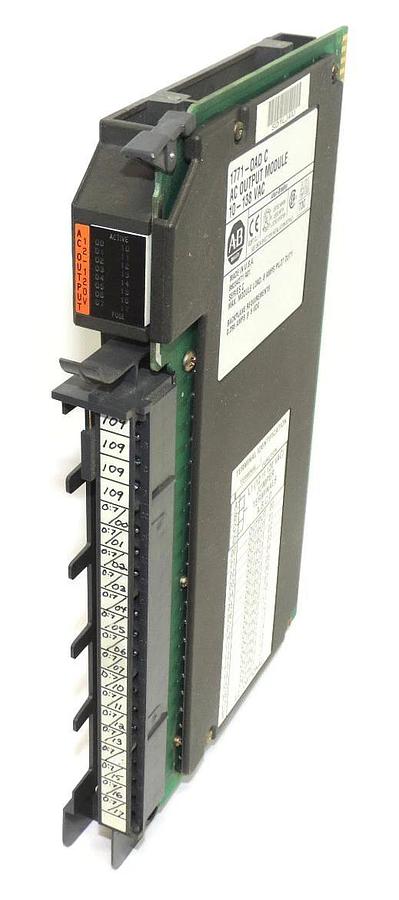 Used ALLEN BRADLEY 1771-OAD AC OUTPUT MODULE 10-138 VAC 96234271 A01 SERIES C