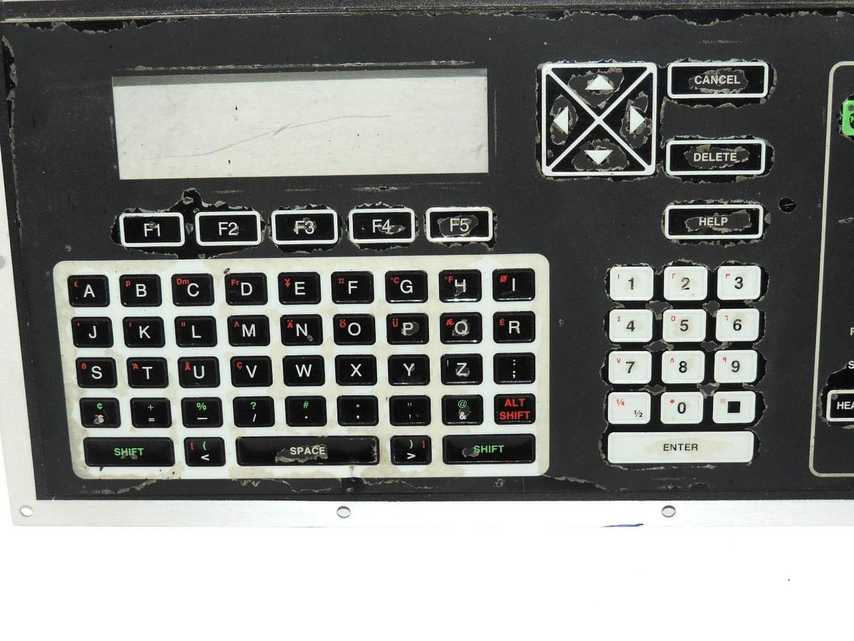 Used VIDEOJET EXCELL SERIES 10 KEYPAD