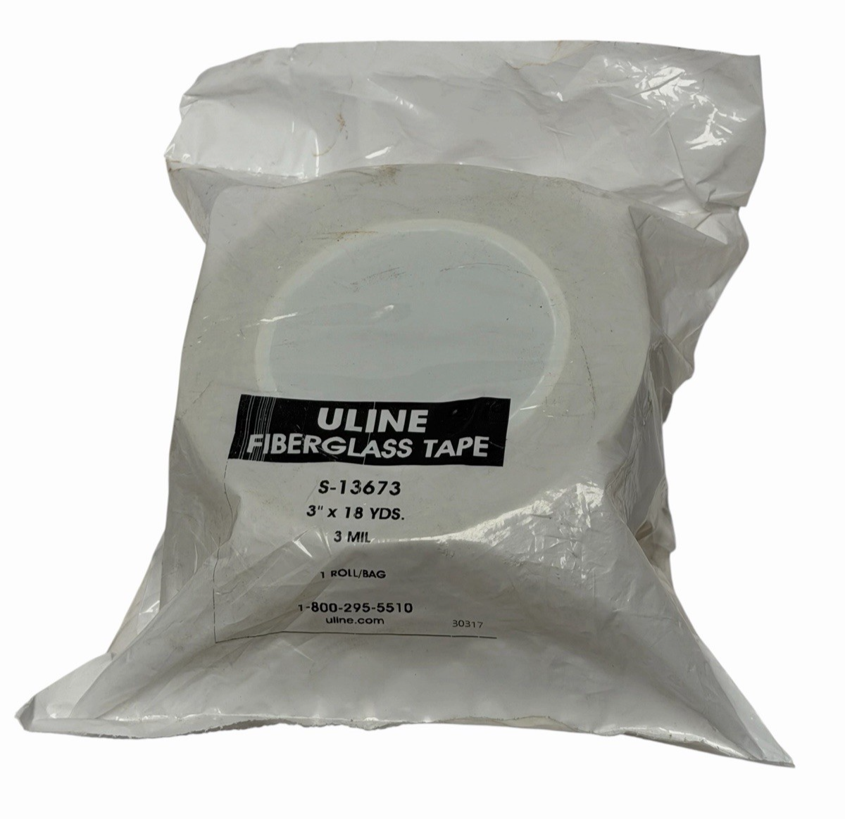 NEW ULINE S-13673 FIBERGLASS TAPE 3'' X 18 YDS. 3 MIL