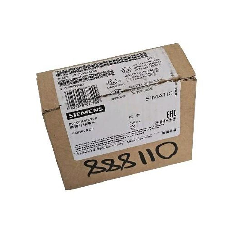 Used NIB SIEMENS 6ES7972-0BA52-0XA0 BUSCONNECTOR PROFIBUS DP 6ES79720BA520XA0