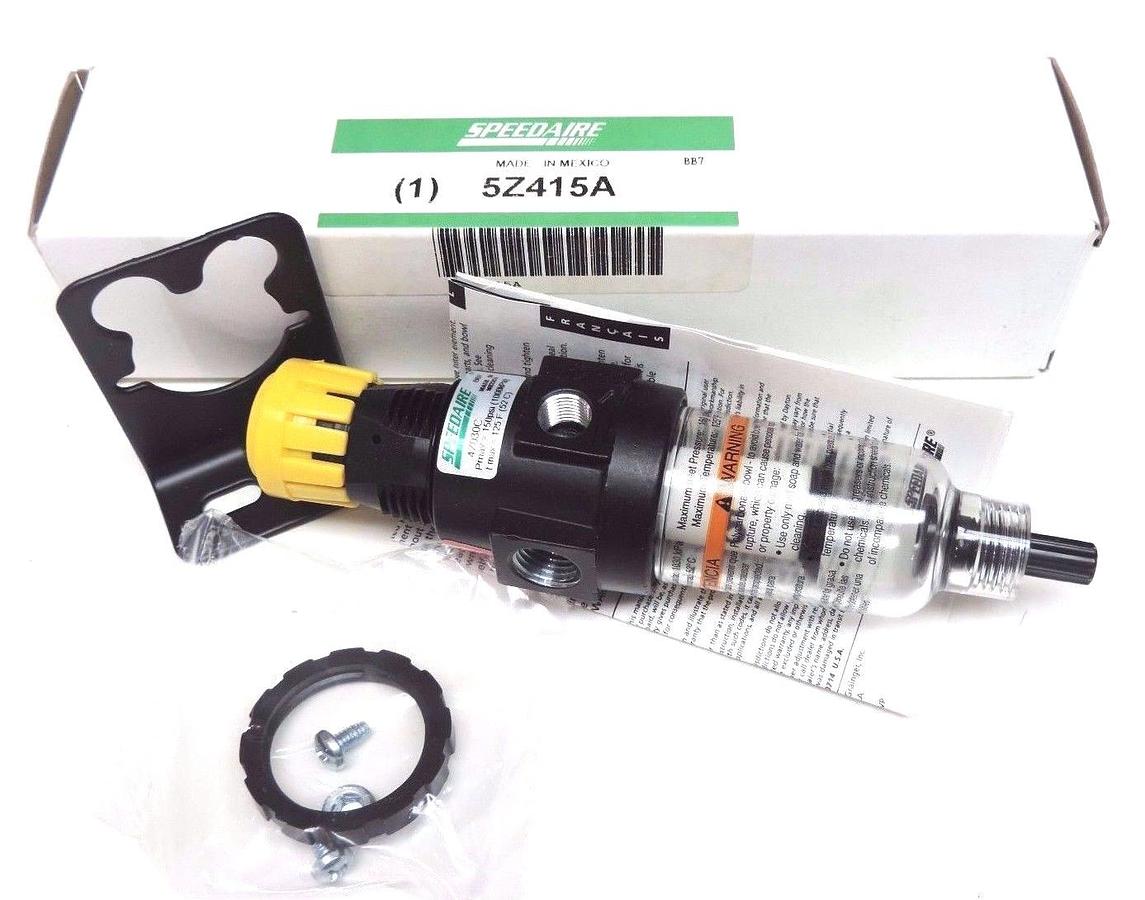 Used NIB SPEEDAIRE 5Z415A REGULATOR PMAX = 150PSI W/ GAGE