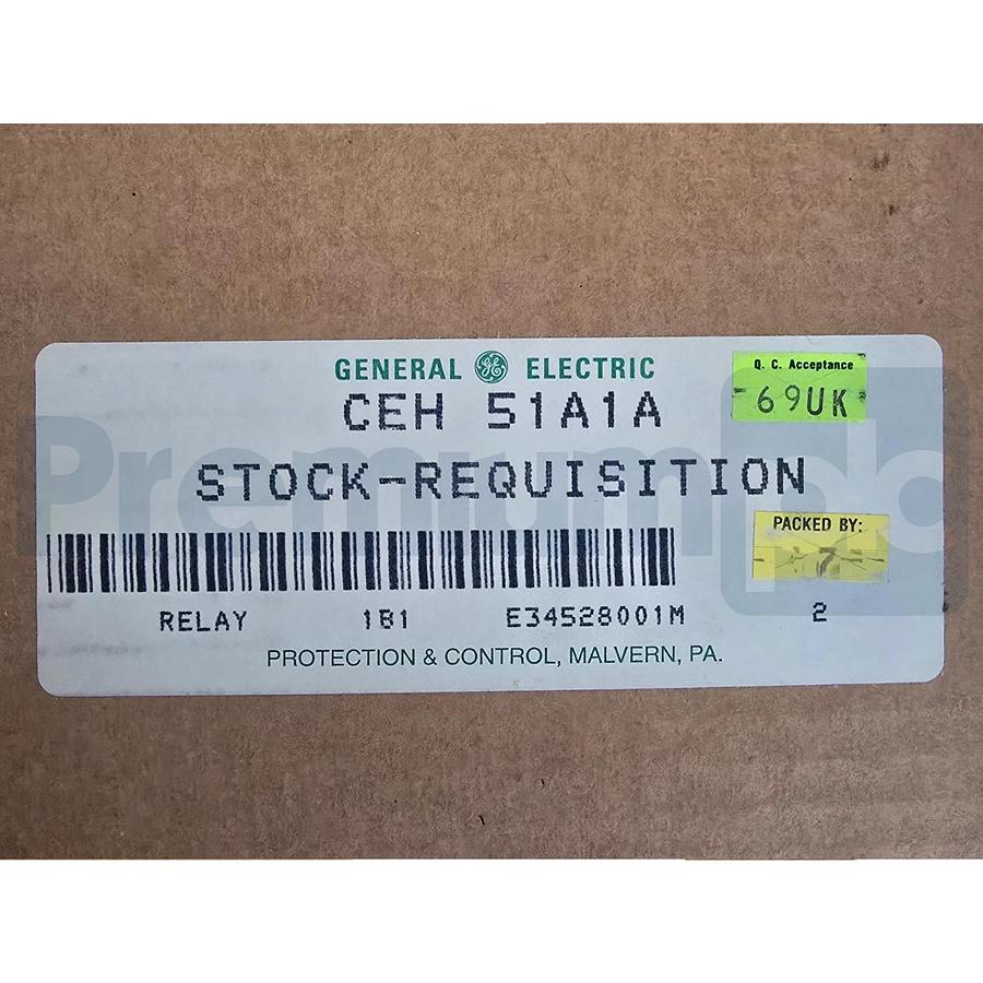 GE General Electric 12CEH51A1A | CEH 51A1A Loss of Excitation Relay 115V 5A 60Hz