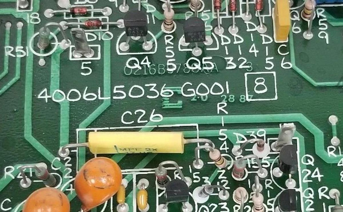Used GENERAL ELECTRIC 4006L5036-G001 CONTROL BOARD 0216B9780AA-3 4006L5036G001