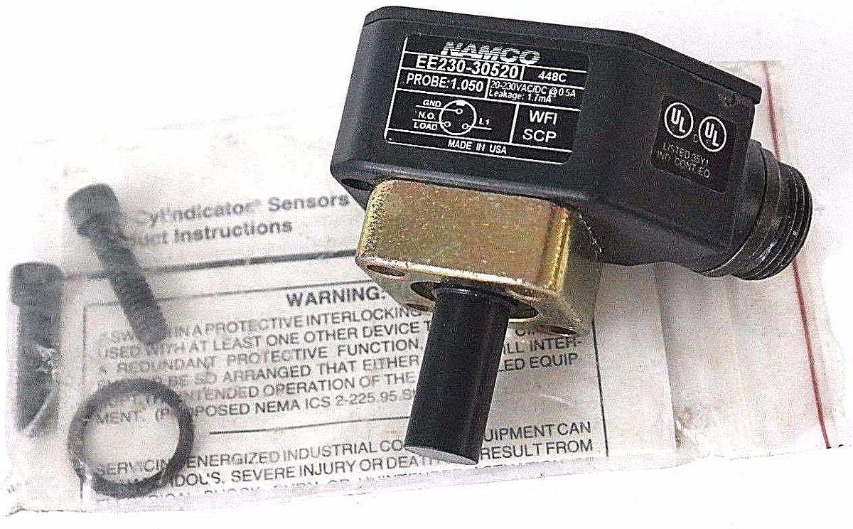 Used NEW NAMCO EE230-30520 PROXIMITY SENSOR 20-230VAC/DC EE23030520