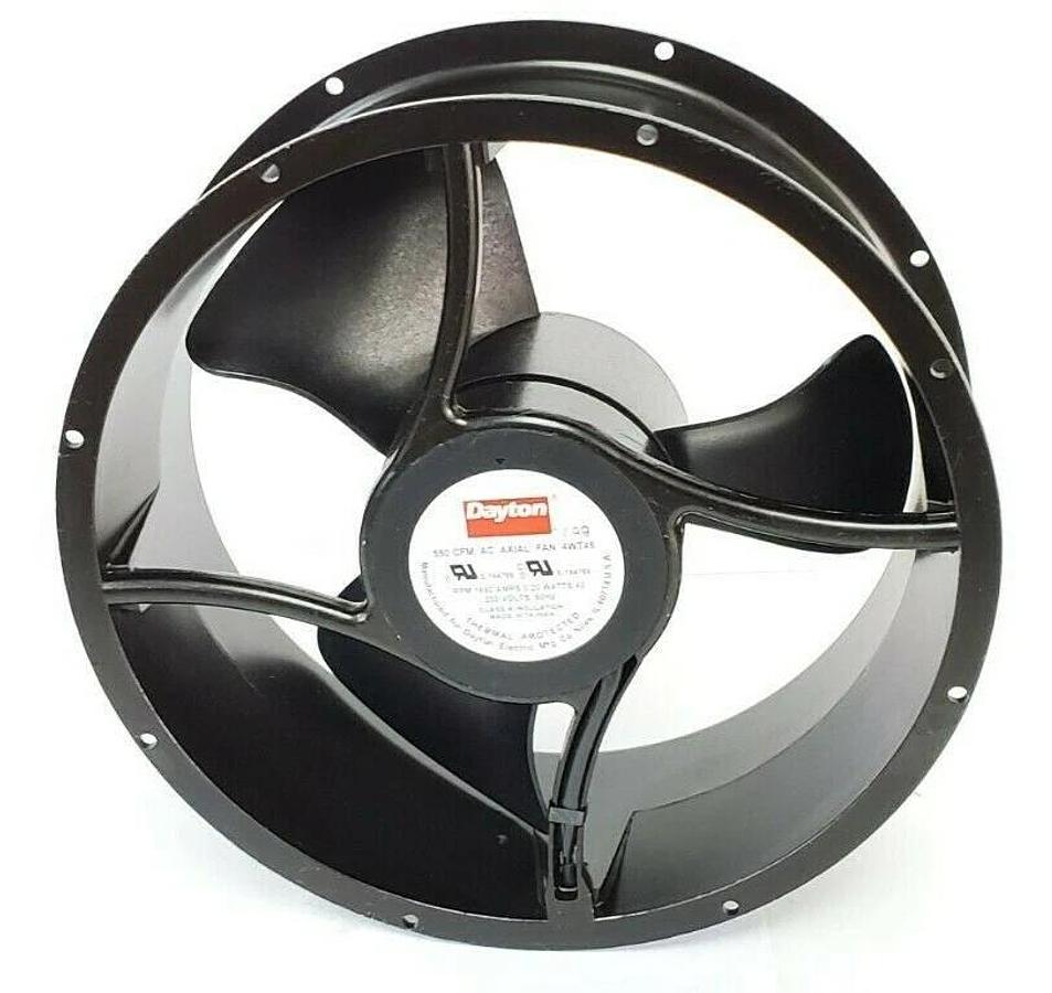 Used DAYTON 4WT45 550 CFM AC AXIAL FAN RPM 1650 AMPS 0.20 WATTS 43