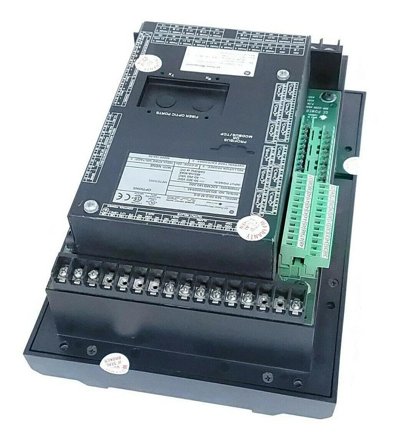 Used GENERAL ELECTRIC 369-HI-0-M-0-0 369 MOTOR PROTECTION RELAY 369HI0M00 (FOR PARTS)