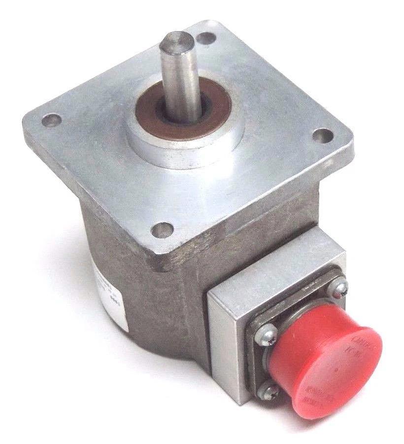 Used DANAHER CONTROLS DYNAPAR 62515000001 ENCODER 3/8'' SHFT FLG MT CURR SK SD CN