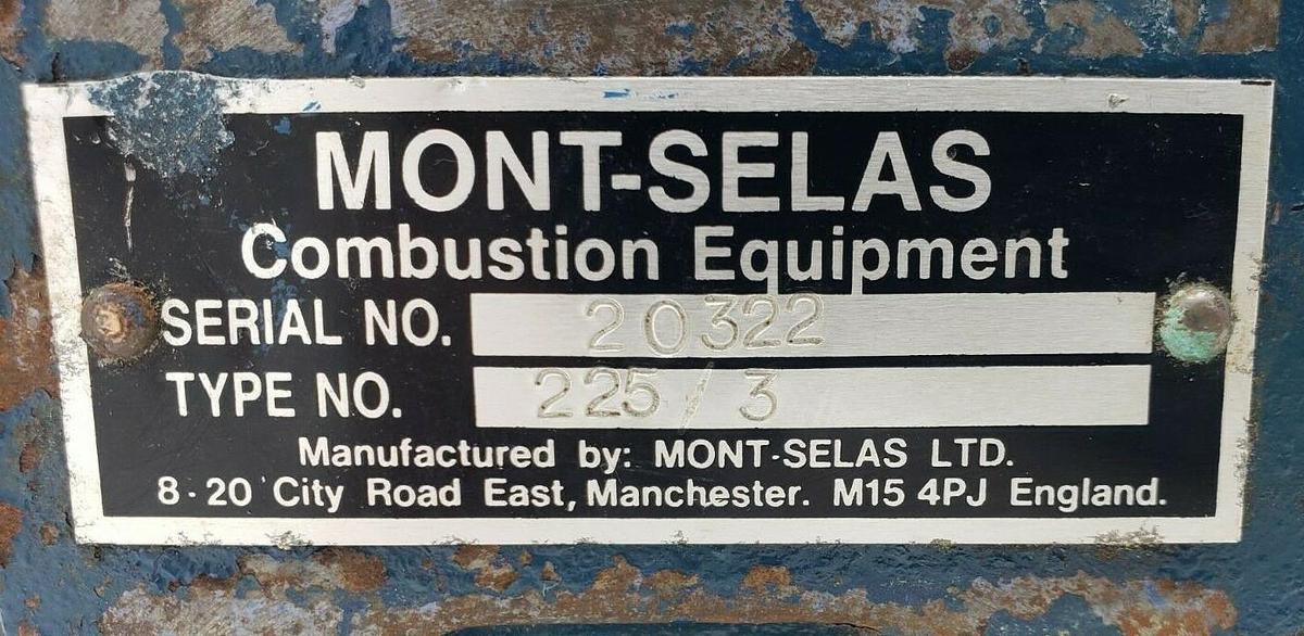 Used MONT-SELAS 225/3 2-1/2" PROPORTIONING AIR VALVE TYPE 225, 2253