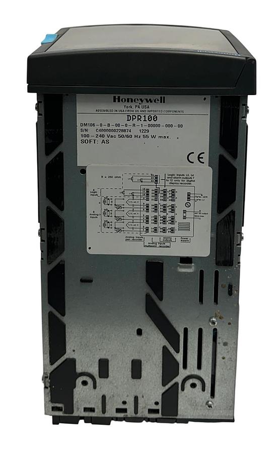 Used For Parts HONEYWELL DM106-0-B-00-0-R-1-00000-000-00 RECORDER 100-240VAC DPR100