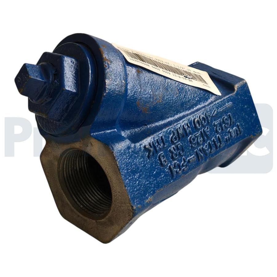 Titan Flow Control YS12-CI Y-Strainer 1-1/2" Threaded 20 Mesh 400 PSI YS12I0150