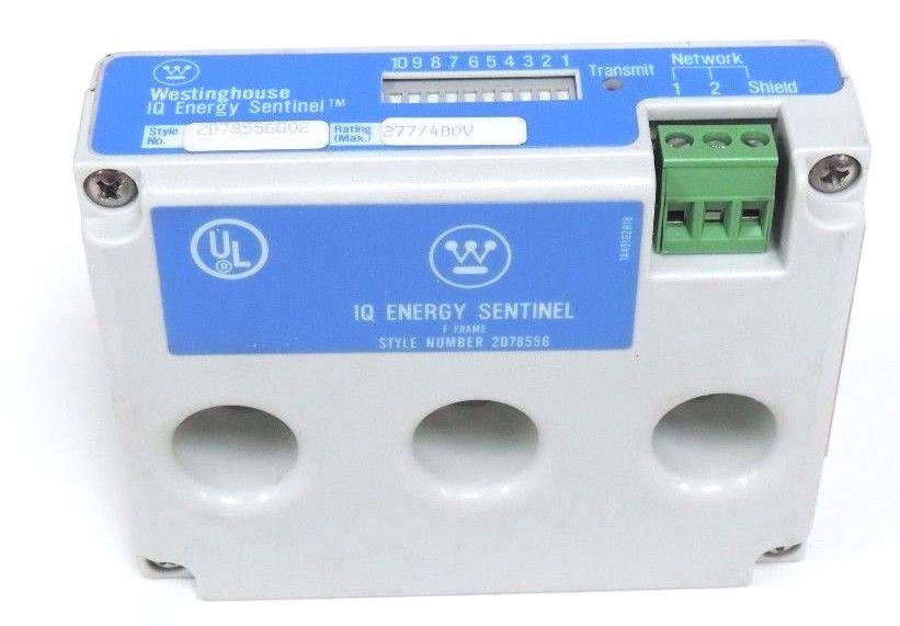 Used WESTINGHOUSE 2D78556G02 IQ ENERGY SENTINEL STYLE NO. 2D78556, 277/480V