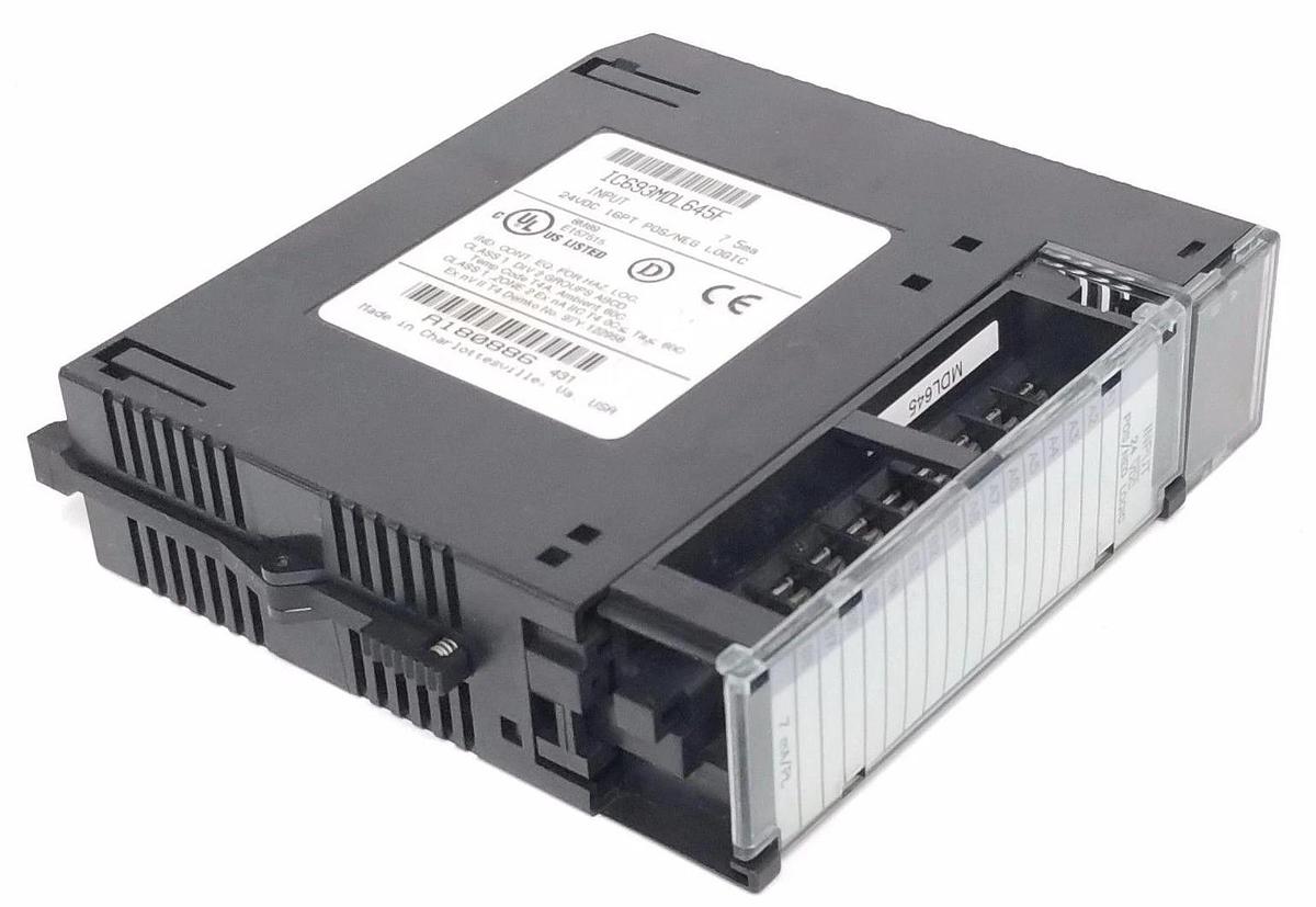 Used GE FANUC IC693MDL645F INPUT MODULE 24VDC 16PT POS/NEG LOGIC 7.5ma