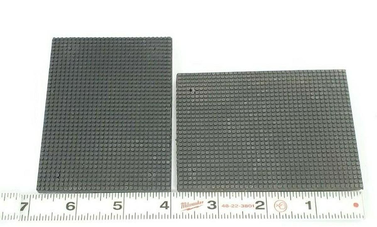 Used LOT OF 2 NEW REIS GMBH AND CO KG 5179990 RUBBER JAWS X.5X72.5X97.5