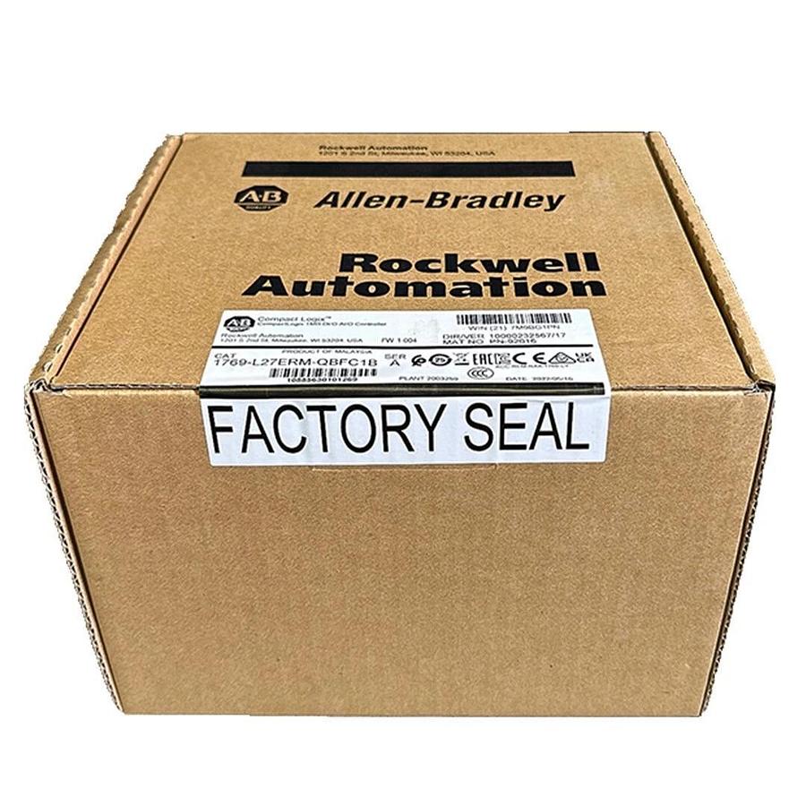 Used NEW SEALED ALLEN BRADLEY 1769-L27ERM-QBFC1B /A CompactLogix 1MB DI/O AI/O CPU