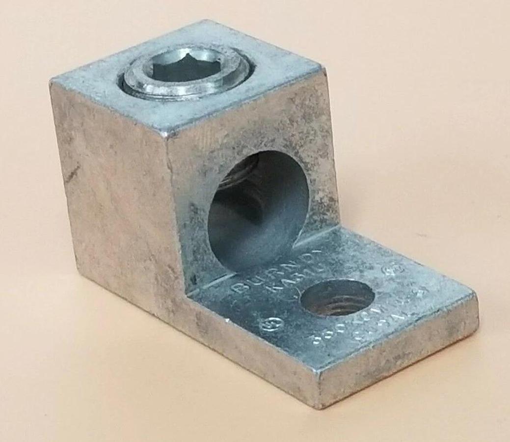 Used BURNDY KA31-U CONNECTOR TERMINAL LUG 350KCMIL-6, CU9AL, KA31U