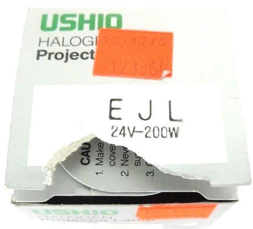Used NIB USHIO EJL HALOGEN PROJECTOR LAMP 24V-200W