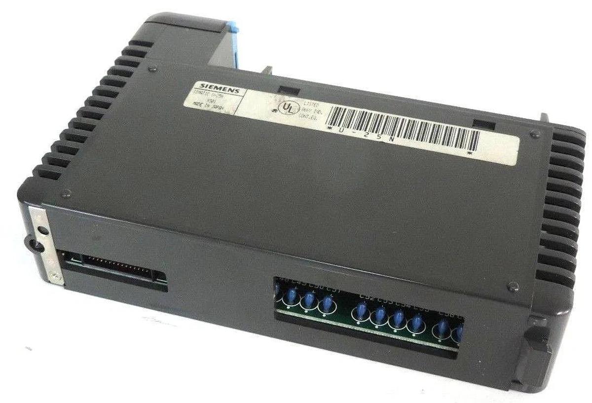 Used SIEMENS U-25N INPUT MODULE 16 POINT 100-120V MISSING FRONT COVER, U25N