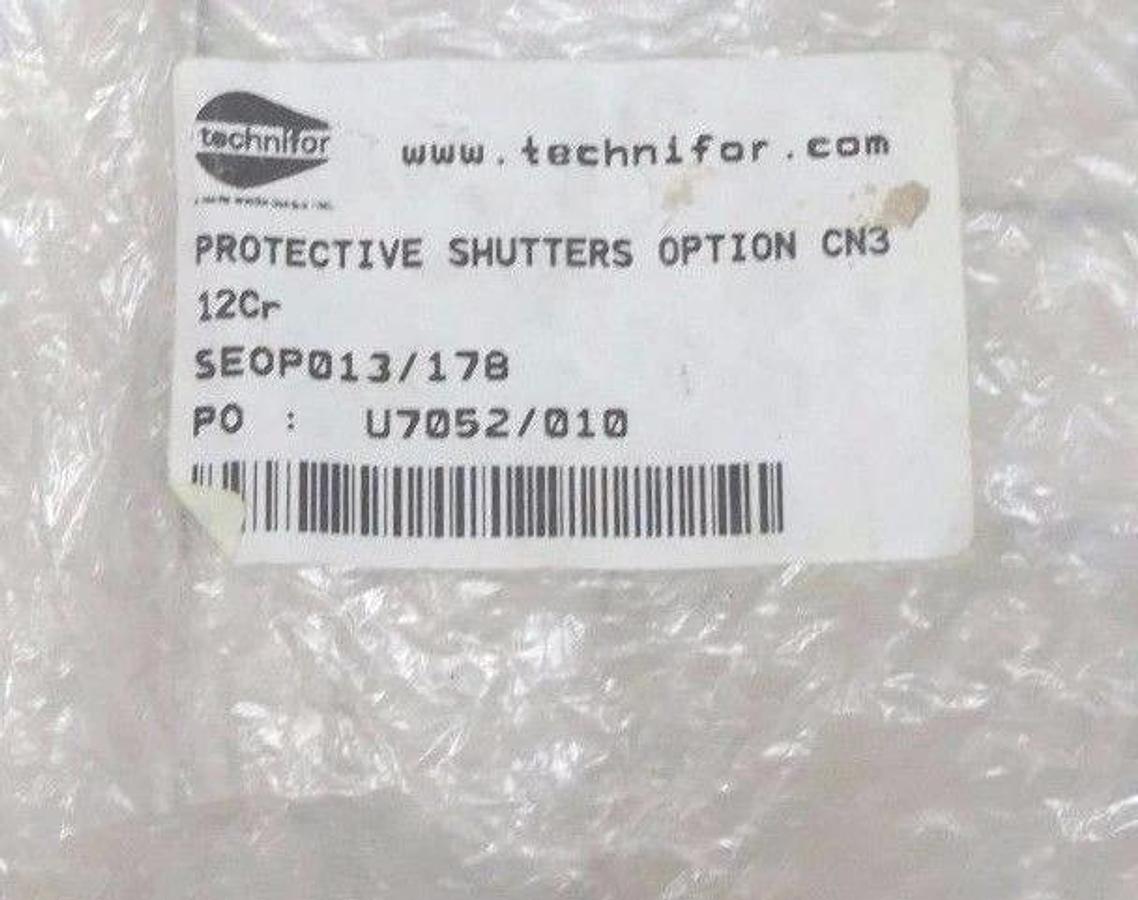 NEW TECHNIFOR 12CR PROTECTIVE SHUTTERS OPTION CN3 SEOP013/178