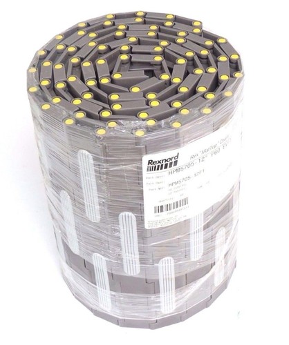 Used NEW REXNORD HPM5705-12F1 10FT MAT-TOP CHAIN HPM5705-12" F60 EV/1