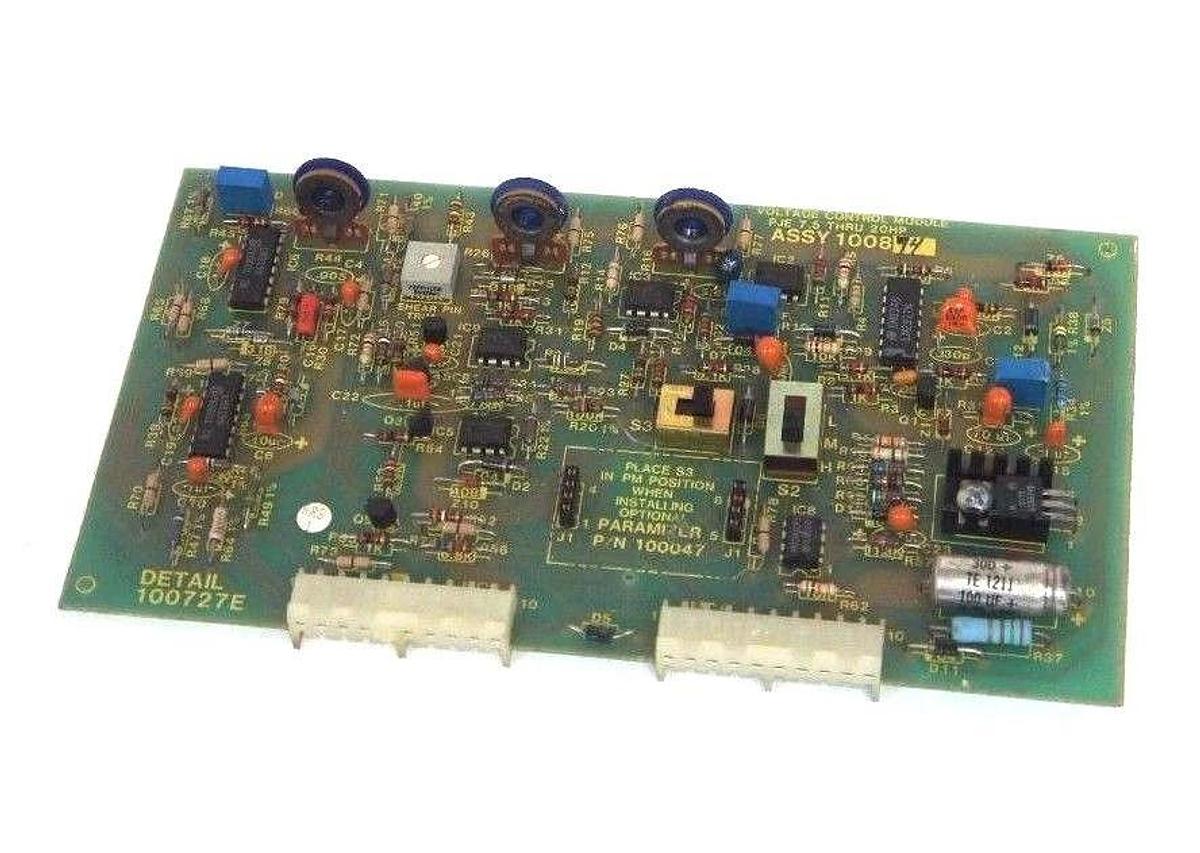 Used ASEA BROWN BOVERI PARAMETRICS 100874 VOLTAGE CONTROL MODULE (FOR PARTS)
