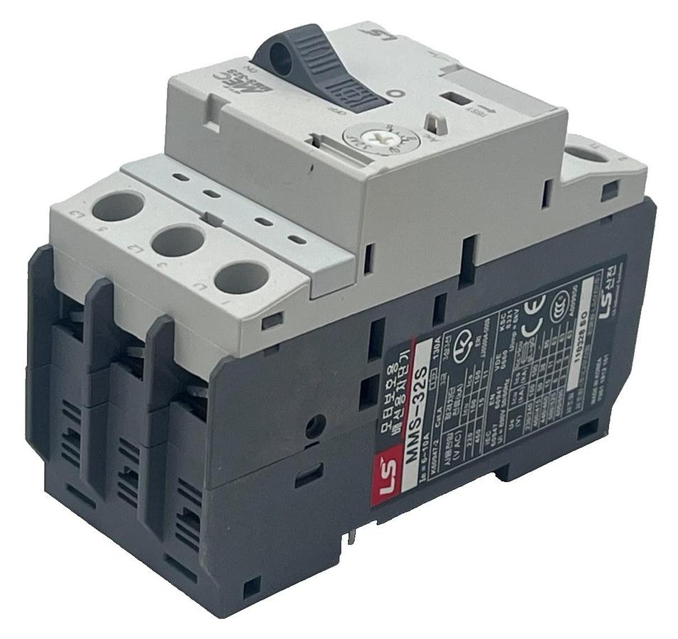Used LS Electric MMS-32S-10A Manual Motor Starter Protector 6A to 10A 3-Pole NSMP