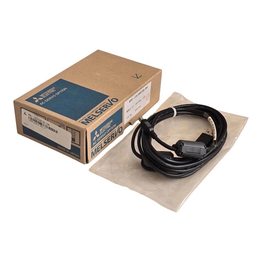 Mitsubishi MR-J3USBCBL3M USB Mini-B Servo Communication Cable 3m NSMP