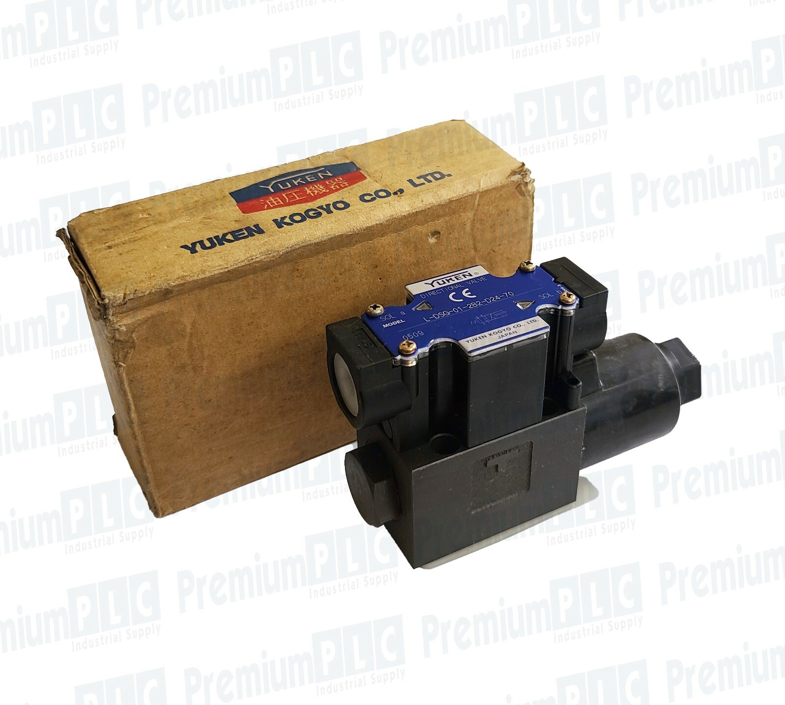 Used NEW YUKEN L-DSG-01-2B2-D24-70 DIRECTIONAL VALVE LDSG012B2D2470