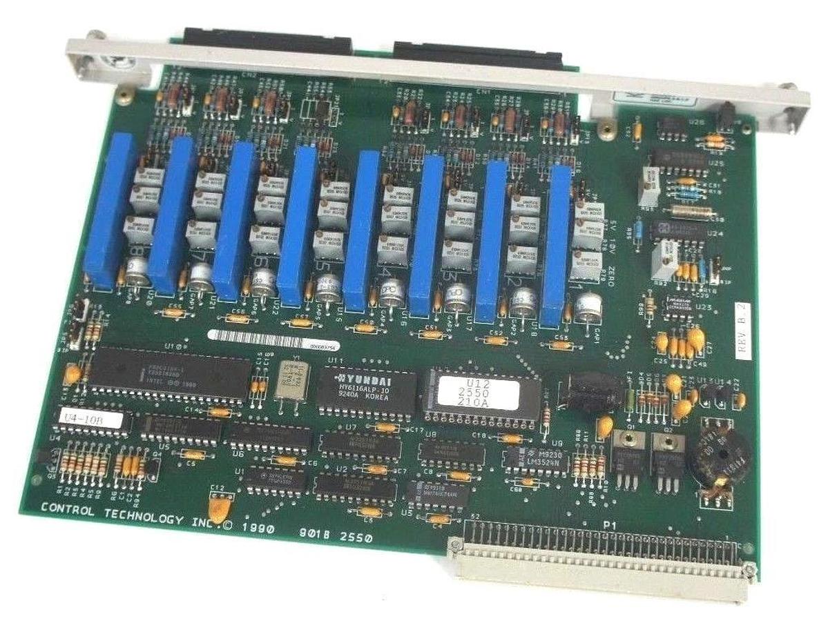 Used CONTROL TECHNOLOGY 901B-2550 ISOLATED ANALOG INPUT MODULE REV B.2 901B2550