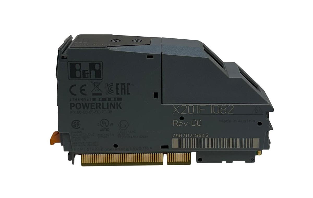 Used B&R X20 IF 1082 / X20IF1082 EtherNet POWERLINK INTERFACE MODULE 2-PORT RJ45 NSNP