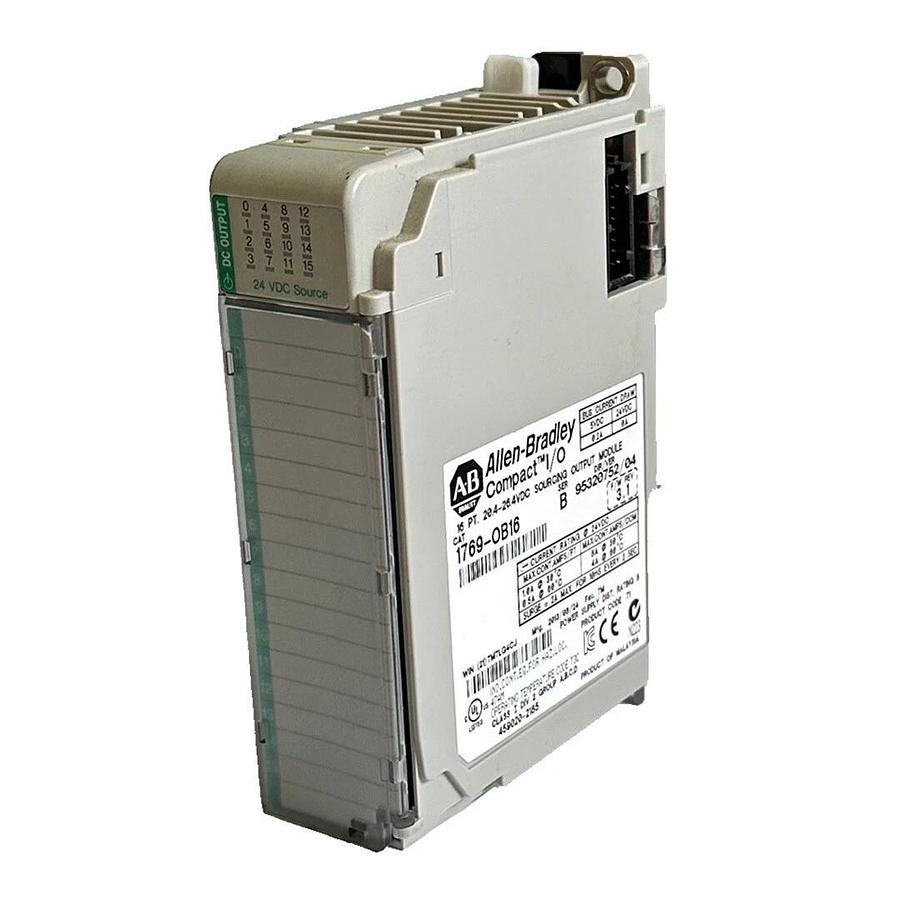 Used ALLEN BRADLEY 1769-OB16 /B Compact I/O 16-PT SOURCING OUTPUT MODULE 1769OB16