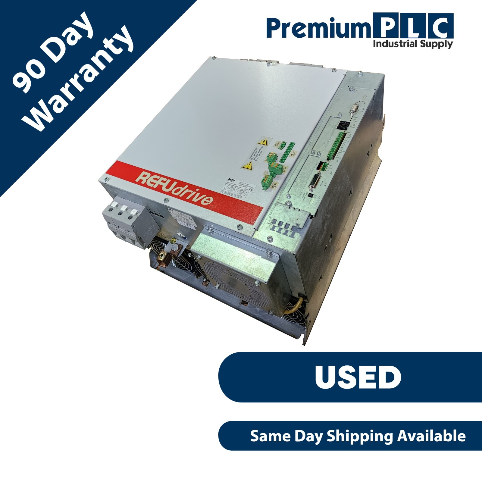 Used USED REFU ELEKTRONIK 620UR0075-4BL-NN-00 RPCS 75kW SERVO DRIVE M/N. 500002