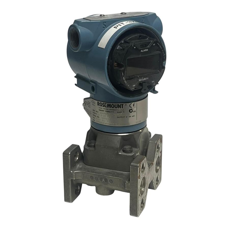 Used Rosemount 3051CG4A02A1AH2B7E5M5L4 Pressure Transmitter Used For Parts As Is