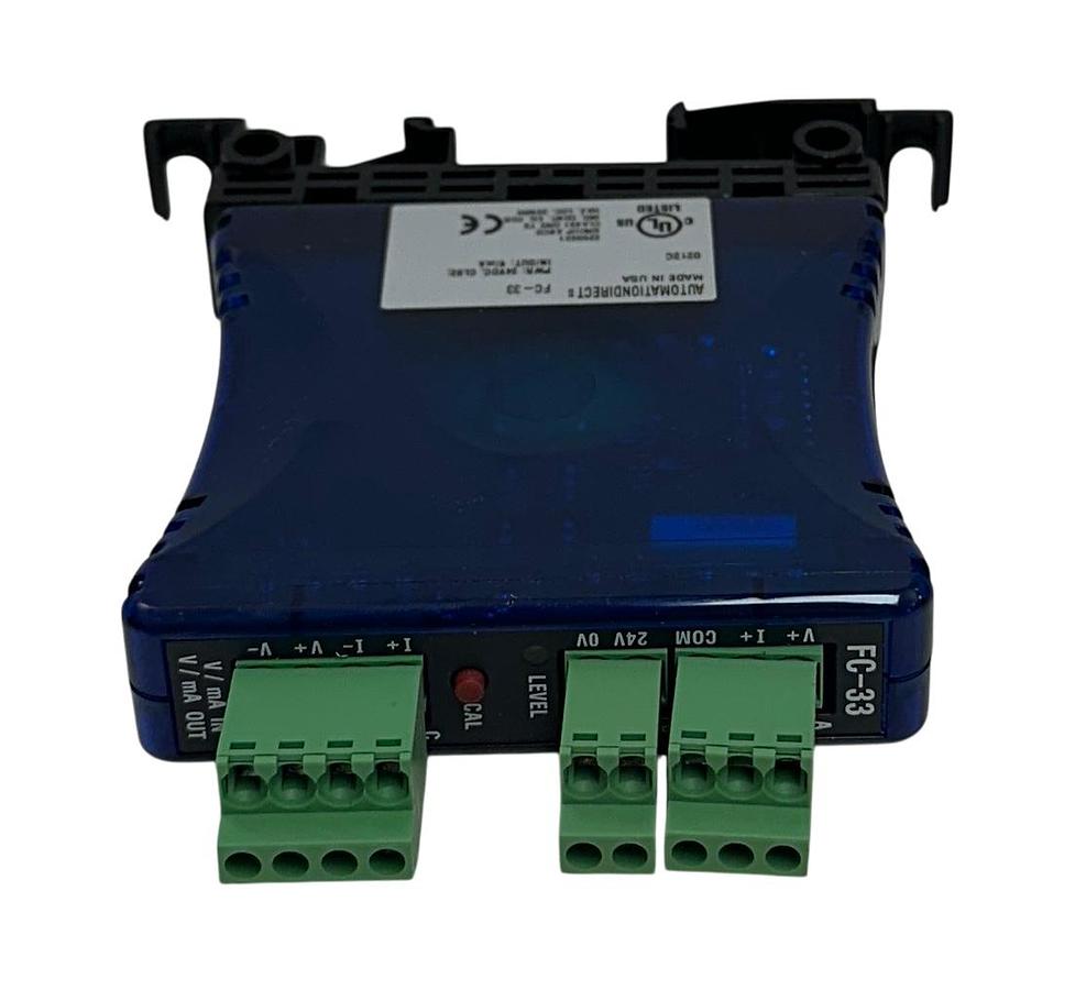Used AUTOMATIONDIRECT FC-33 / FC33 ISOLATED SIGNAL CONDITIONER 24VDC IN/OUT NSMP