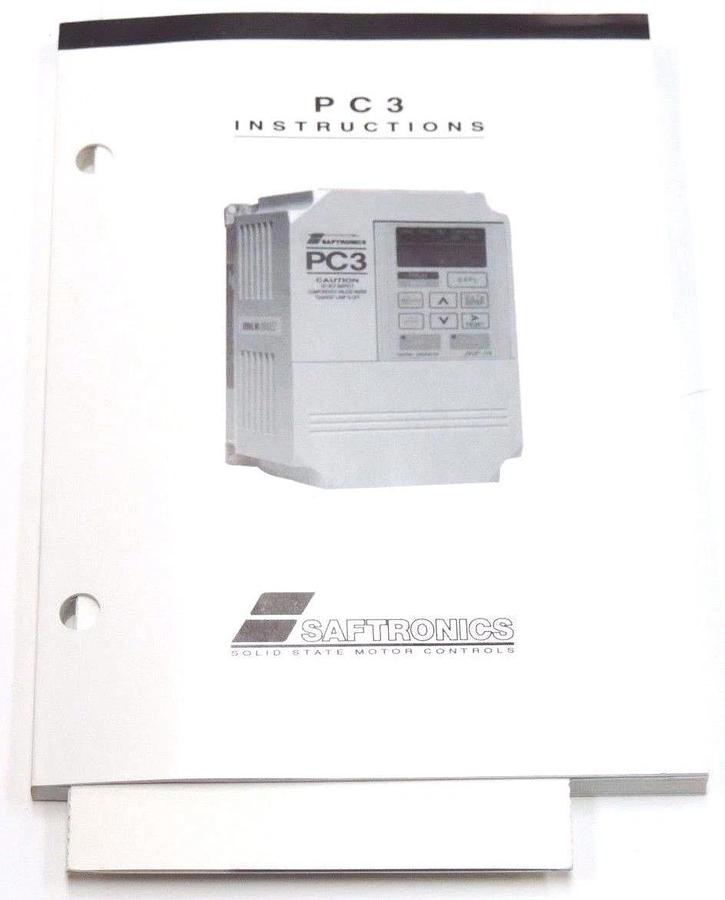 Used NIB SAFTRONICS CIMR-PCU21P5 PC3 INVERTER DRIVE CIMRPCU21P5, 3PH 200-230VAC 7.2A