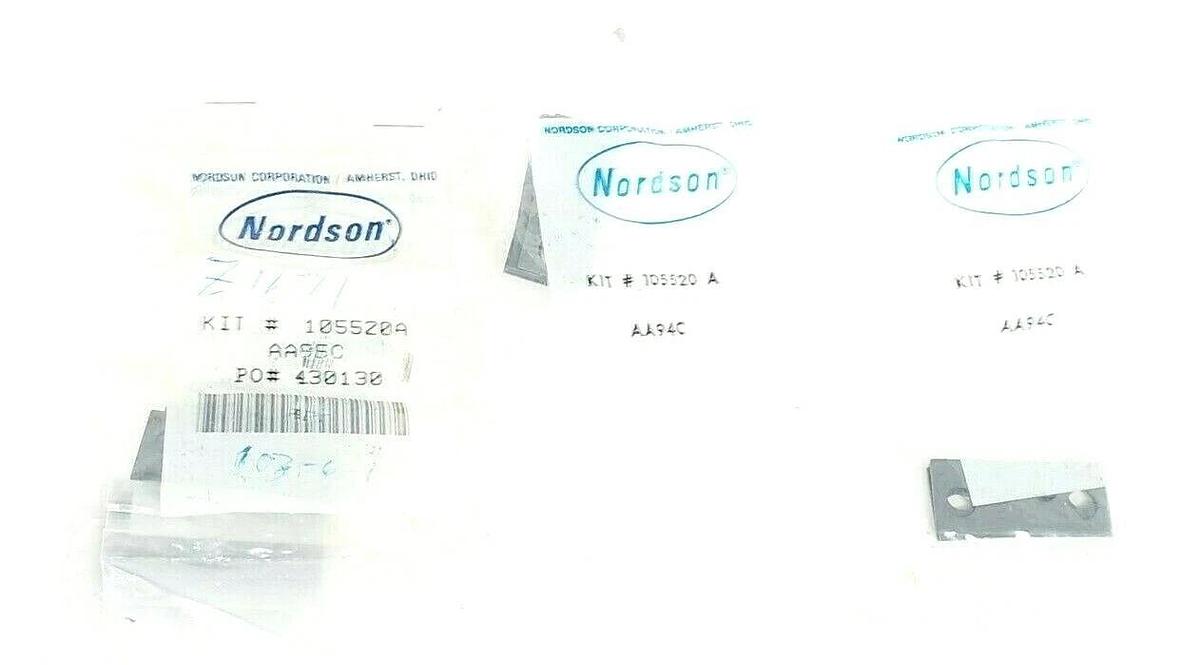 Used LOT OF 6 NEW NORDSON 105520 A GASKET KITS AA94C