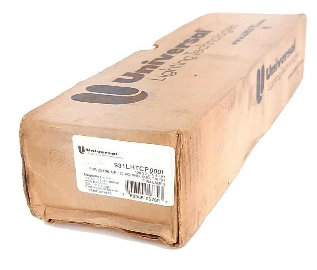 Used NIB UNIVERSAL LIGHTING TECHNOLOGIES 931LHTCP000I MAGNETIC BALLAST 120V 60HZ