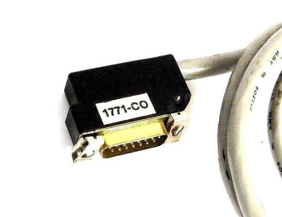Used ALLEN BRADLEY 1771-CO PROGRAMMABLE CONTROLLER CABLE ES3208, 1771CO
