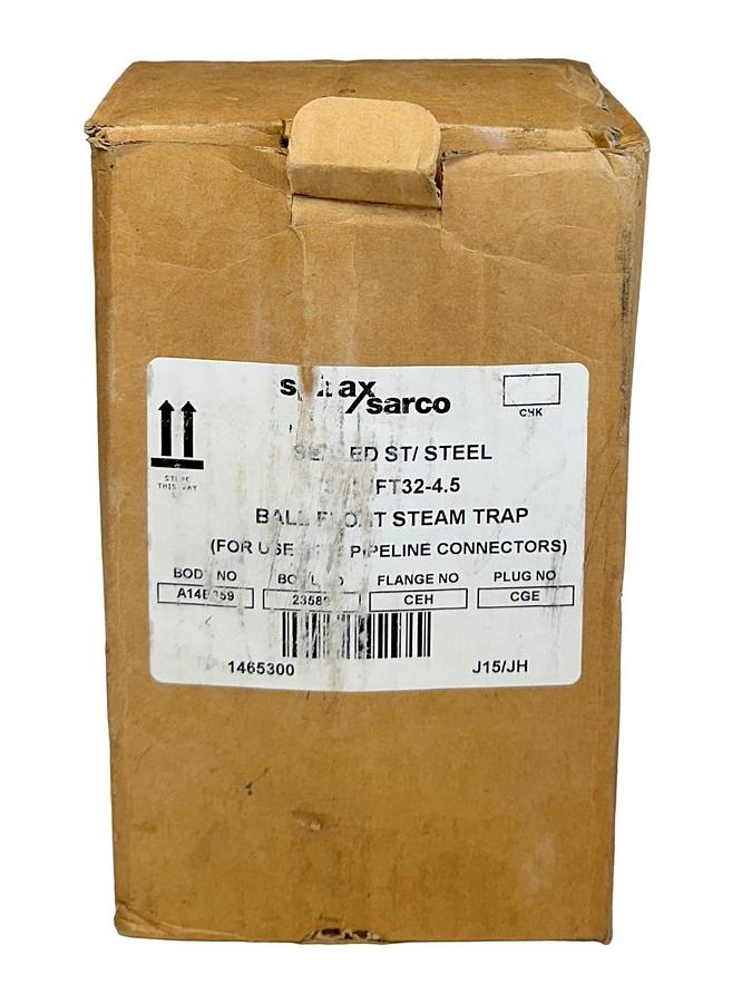 Used SPIRAX SARCO UFT32-4.5 / UFT3245 SEALED BALL FLOAT STEAM TRAP A14B359 NSMP