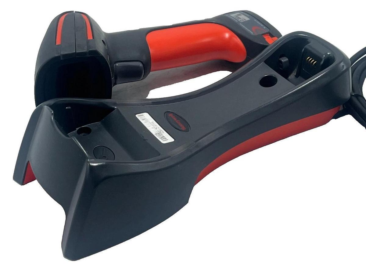 Used HONEYWELL 1981iFR-3 2D Barcode Scanner w/ CCB05-100BT-07N-N Base & USB Cable