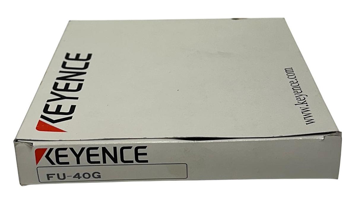 Used KEYENCE FU-40G / FU40G REFLECTIVE DIGITAL FIBER OPTIC SENSOR 1M CABLE OEM NSMP