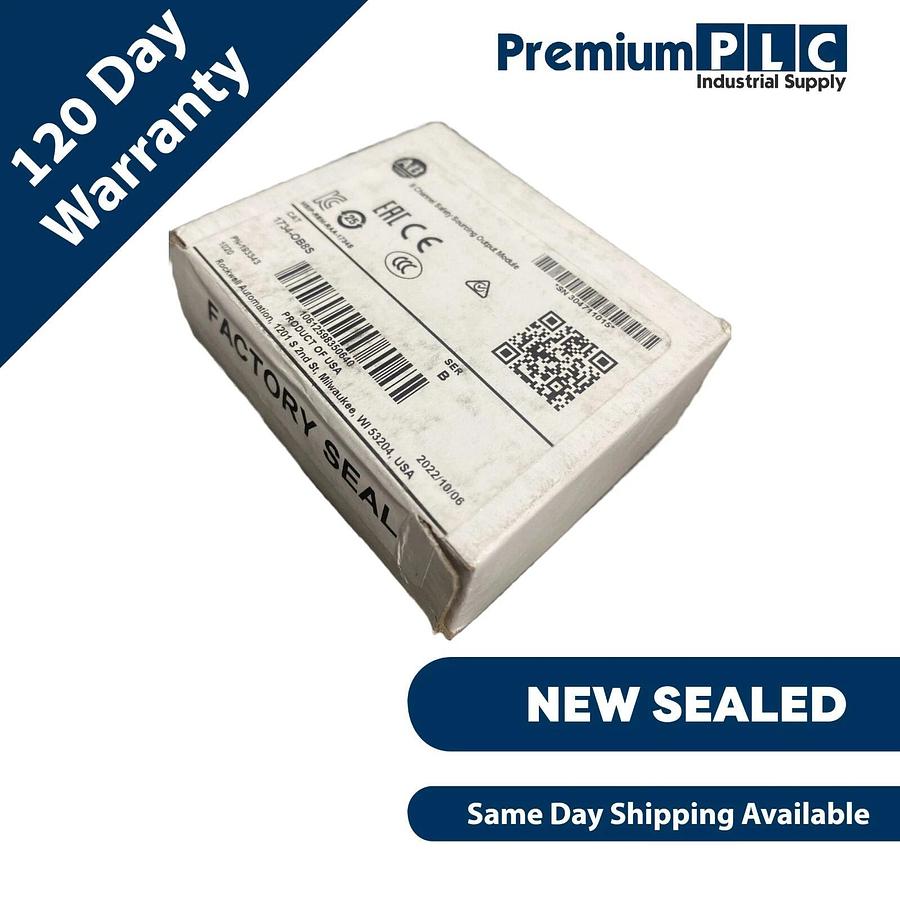 Used NEW F/S ALLEN BRADLEY 1734-OB8S /B POINT I/O 8-CH SAFETY SOURCING OUTPUT 2022 731938831373