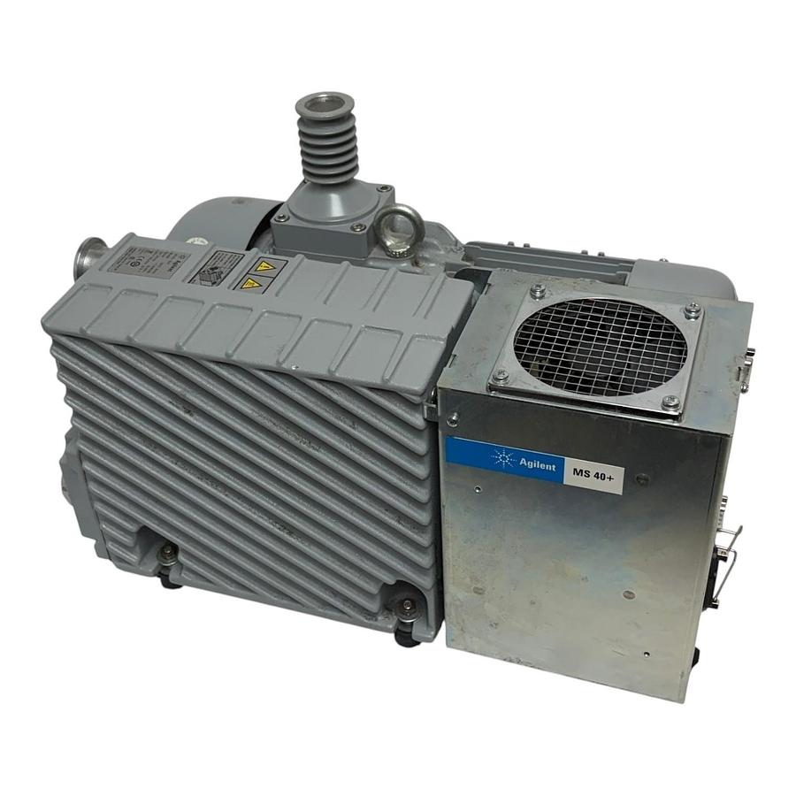 Used Agilent MS40+ RVP Rotary Vane Vacuum Pump G6301-80040 SS 40+ 200-240V