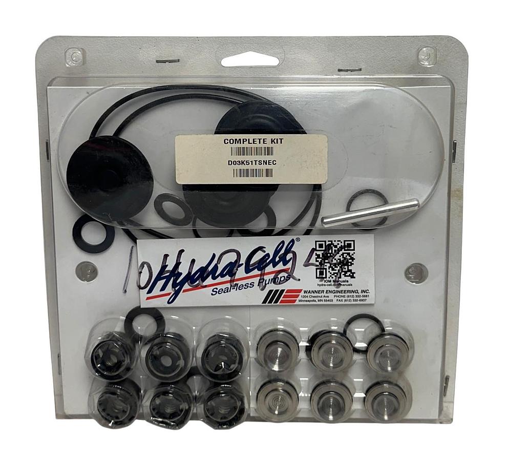 Used Hydra-Cell WANNER D03K51TSNEC Complete Seal-less Pump Kit OEM NSFS